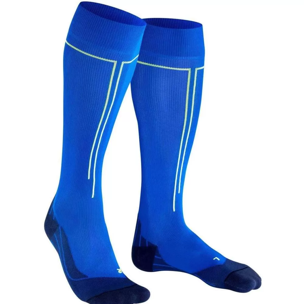 Falke Men's Socks^Blue Energizing W2 Knee High Health Socks
