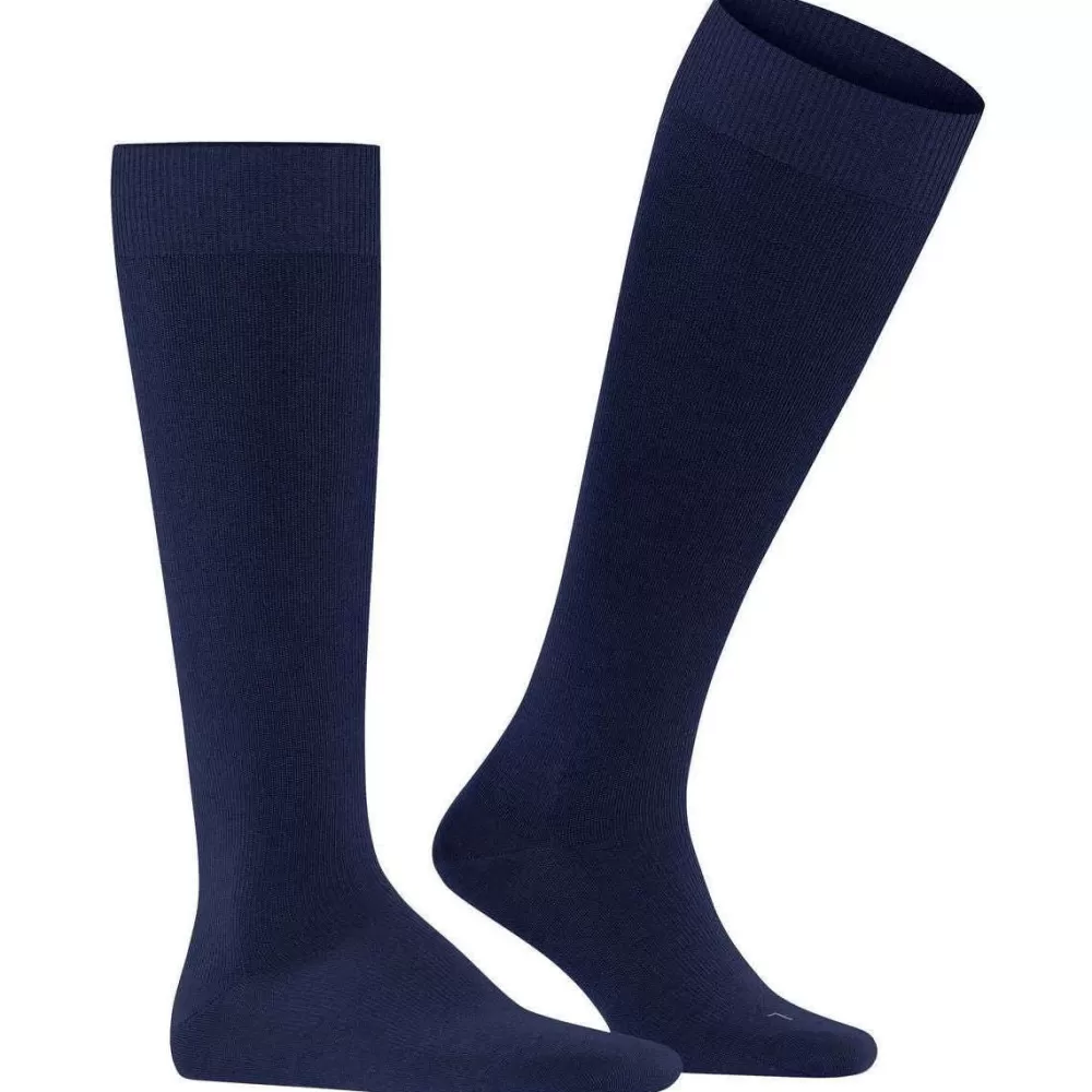 Falke Men's Socks^Blue Energizing Wool Knee High Socks