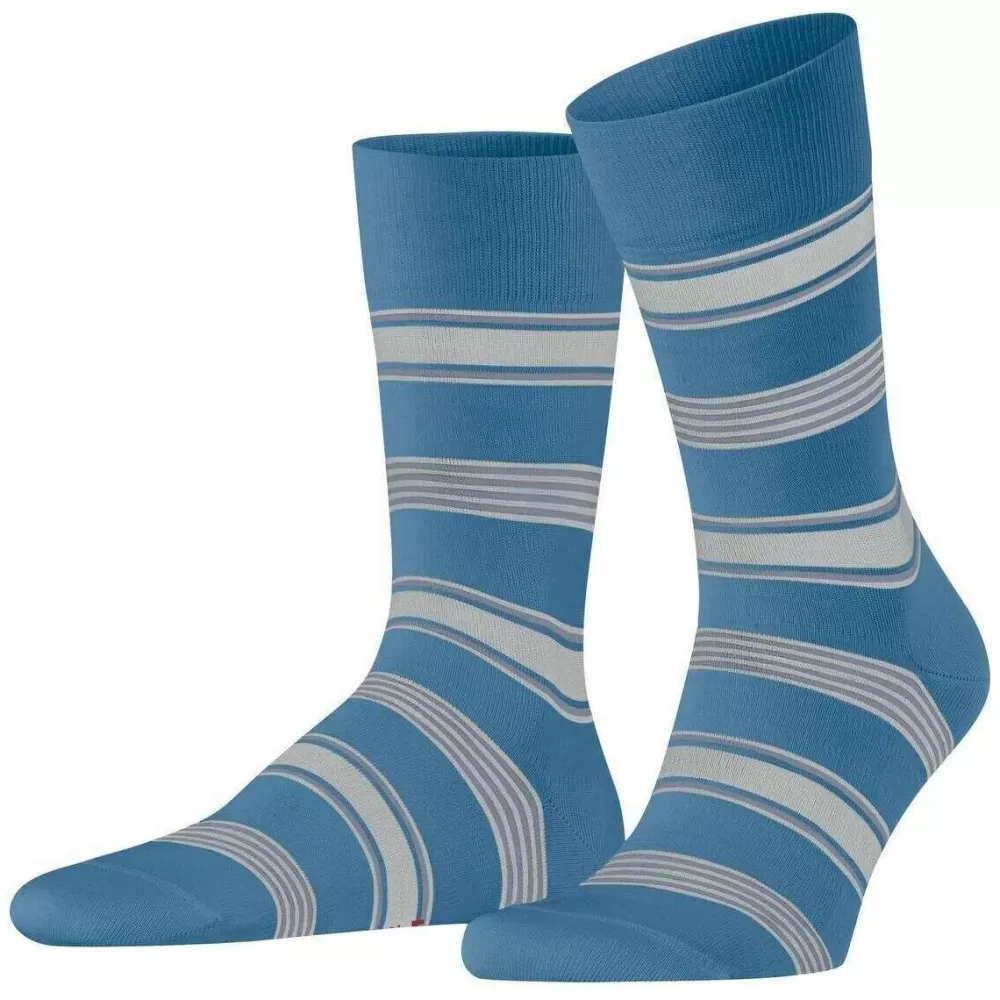 Falke Men's Socks^Blue Marina Stripe Socks