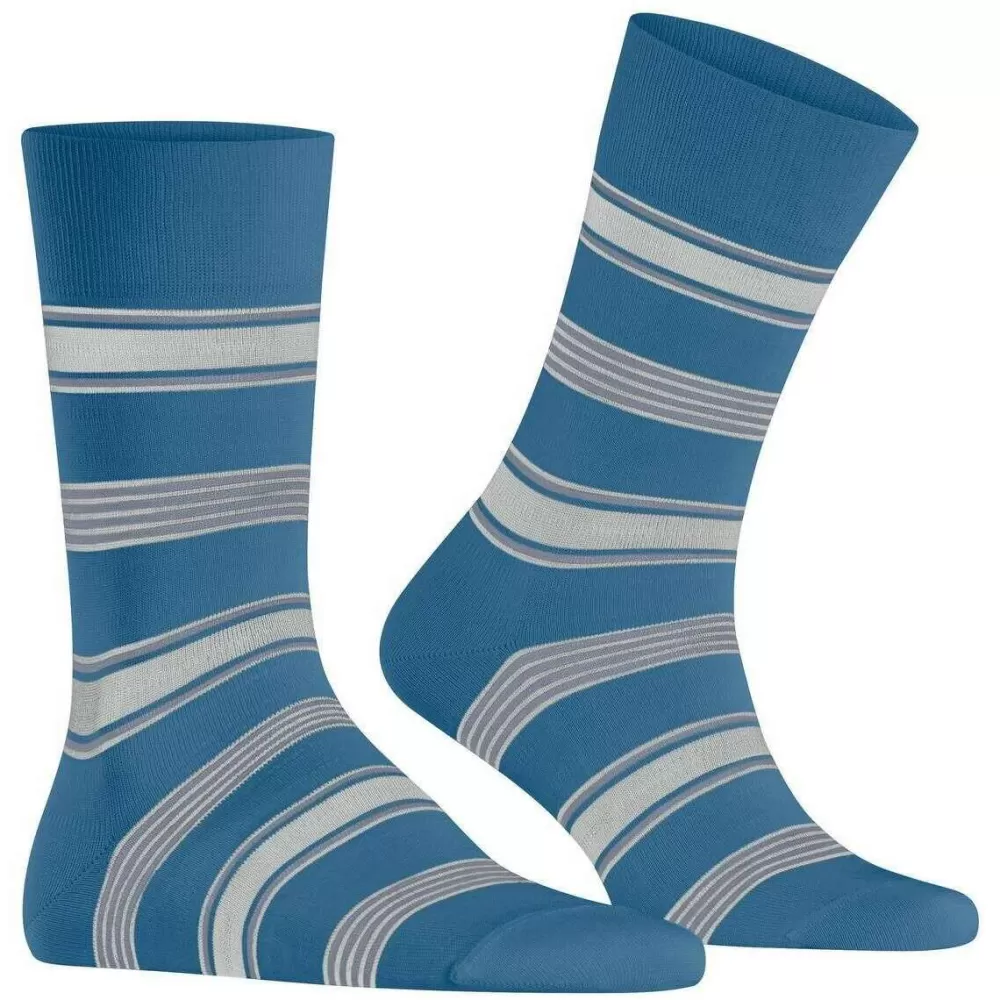 Falke Men's Socks^Blue Marina Stripe Socks