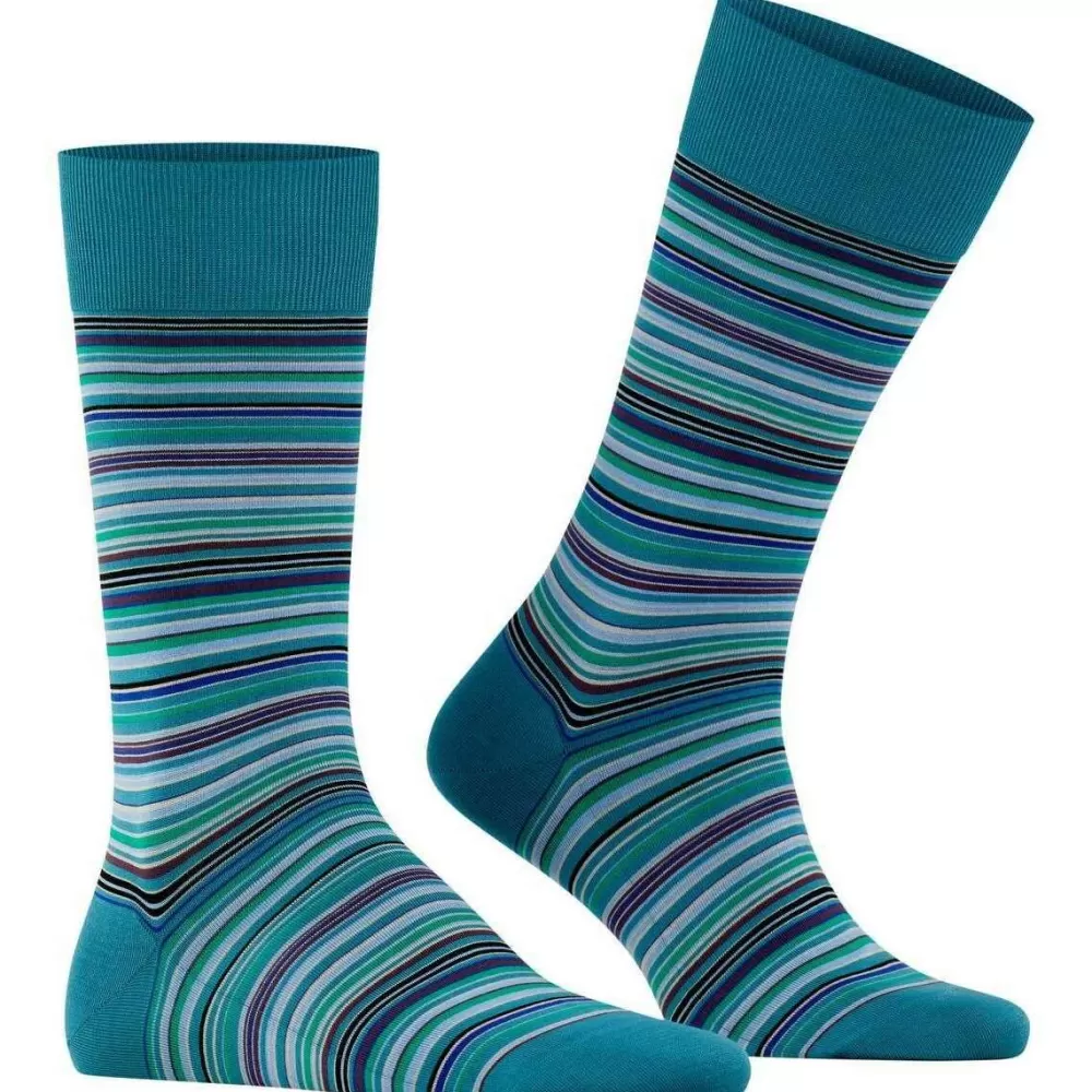 Falke Men's Socks^Blue Microblock Socks