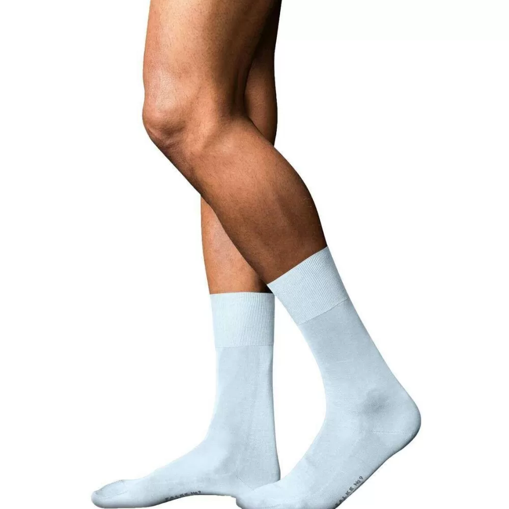 Falke Men's Socks^Blue No 9 Pure Fil D´Ecosse Socks