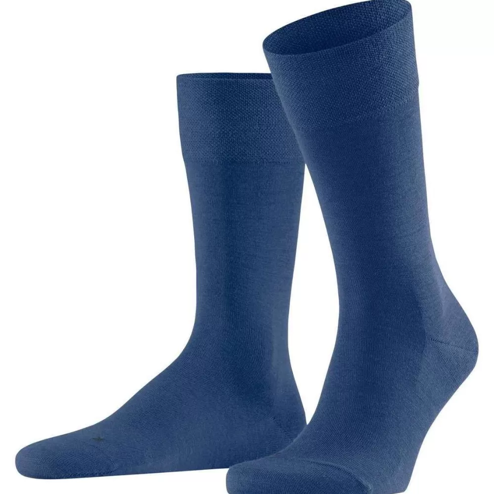 Falke Men's Socks^Blue Sensitive Berlin Socks