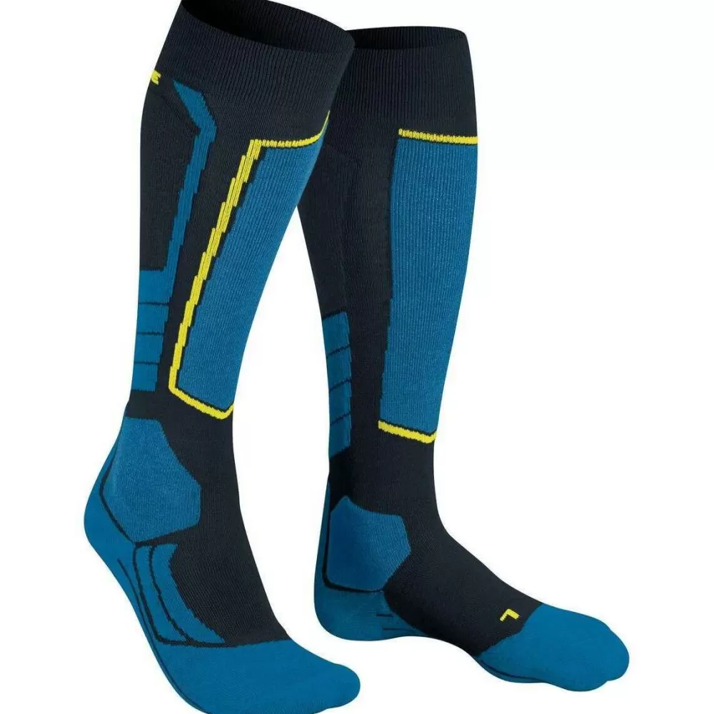Falke Men's Socks^Blue Sk2 Intermediate Knee High Socks