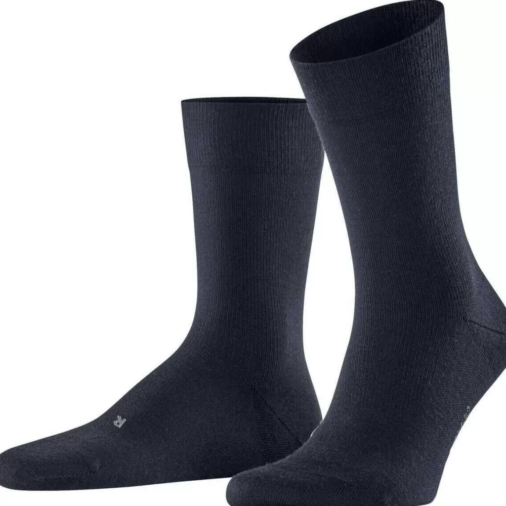 Falke Men's Socks^Blue Stabilizing Wool Everyday Socks
