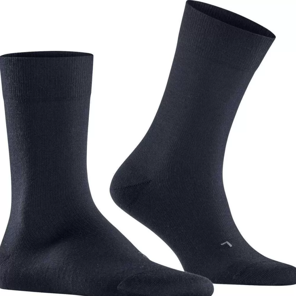 Falke Men's Socks^Blue Stabilizing Wool Everyday Socks