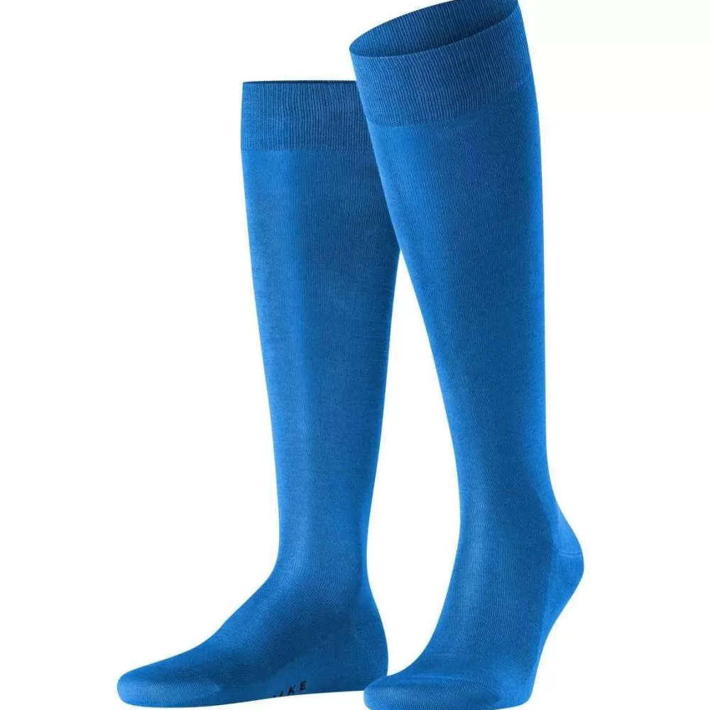 Falke Men's Socks^Blue Tiago Knee High Socks