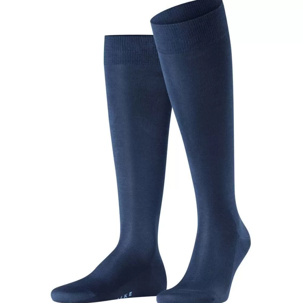 Falke Men's Socks^Blue Tiago Knee High Socks