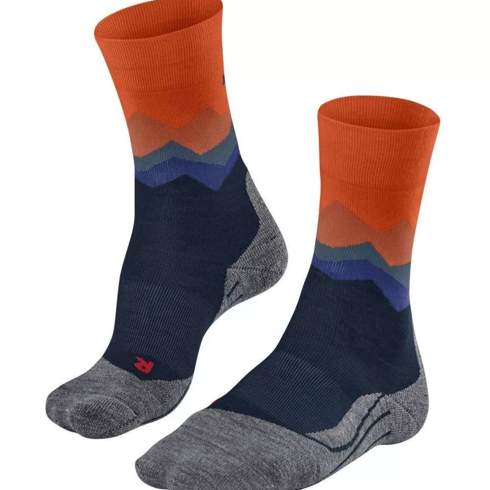 Falke Men's Socks^Blue Tk2 Explore Crest Socks