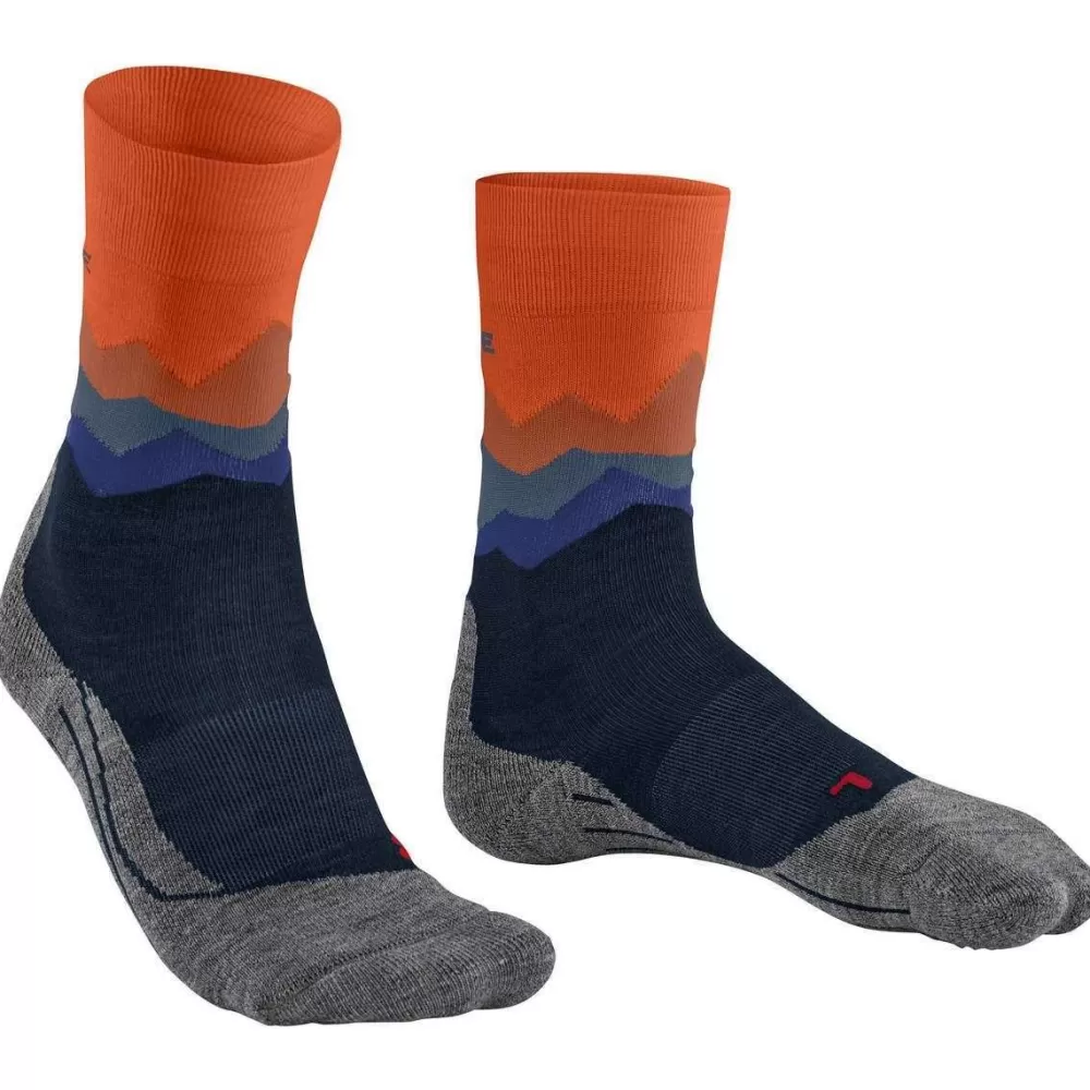 Falke Men's Socks^Blue Tk2 Explore Crest Socks