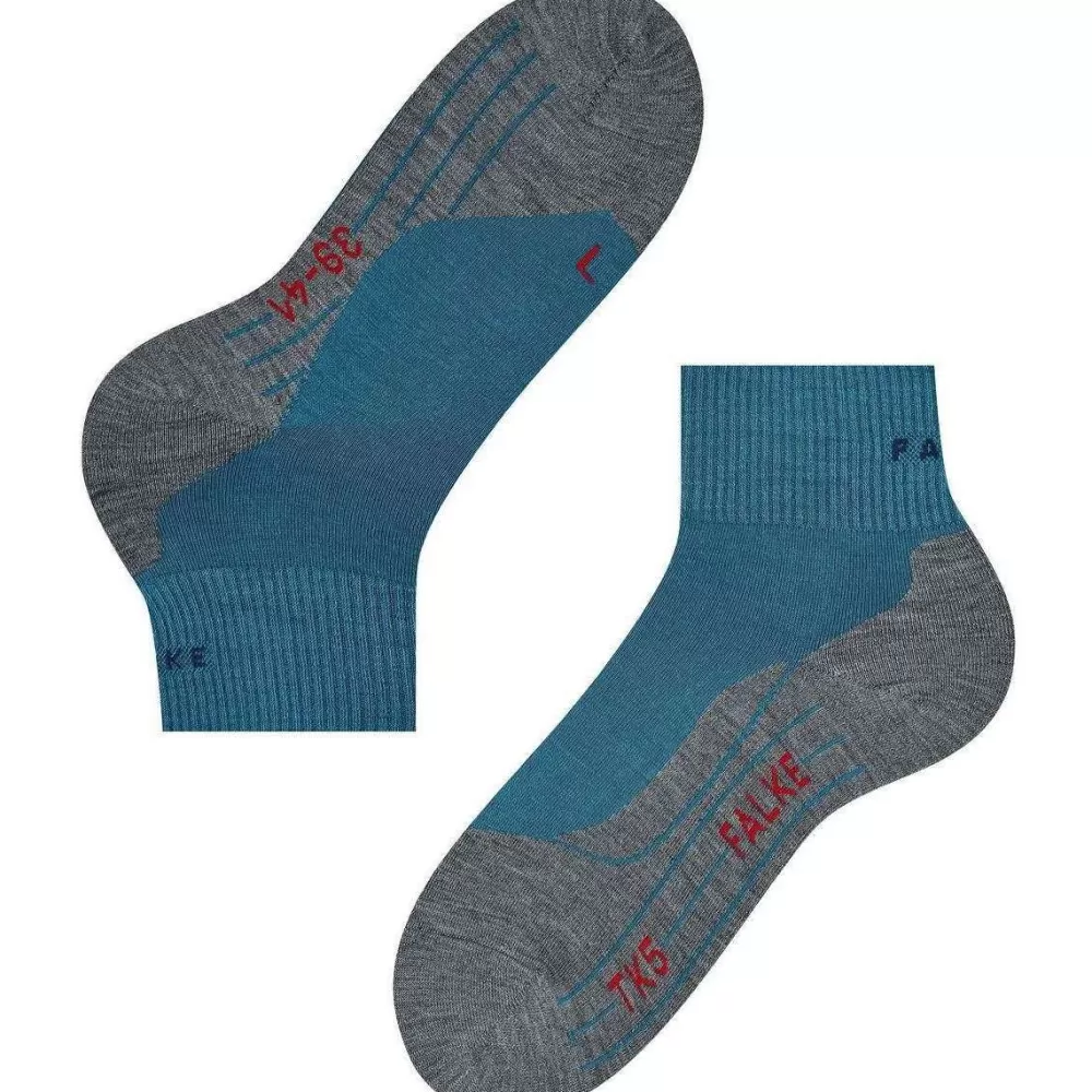 Falke Men's Socks^Blue Trekking 5 Short Socks