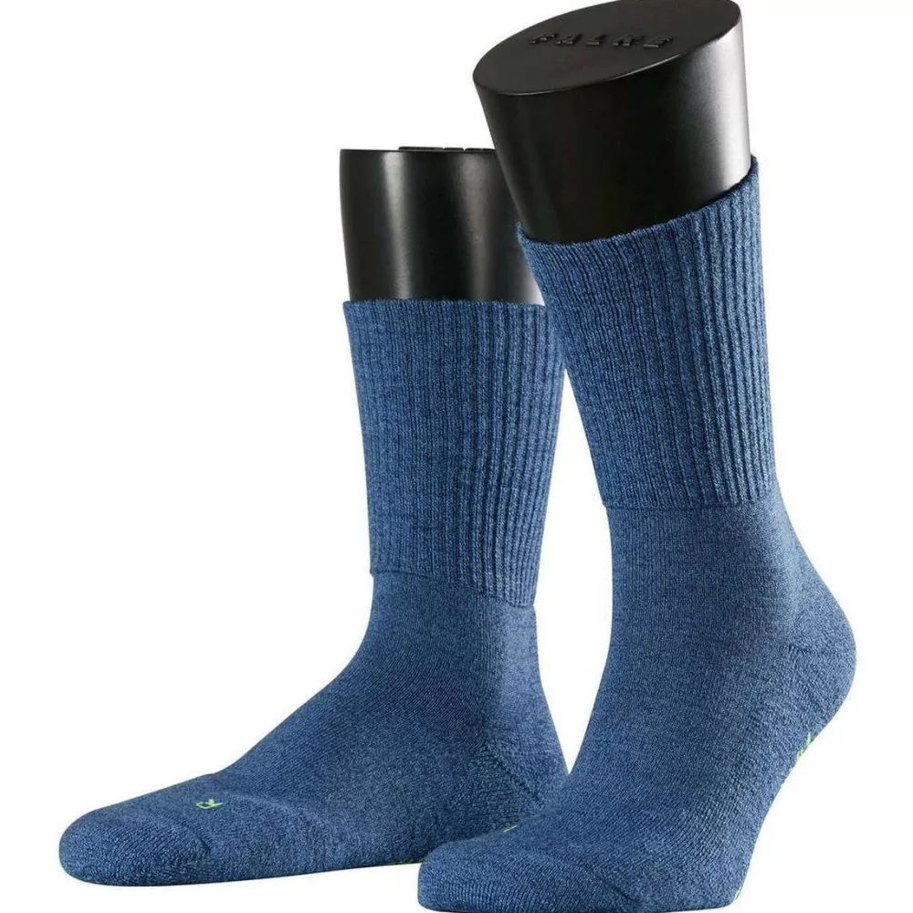 Falke Men's Socks^Blue Walkie Light Midcalf Socks