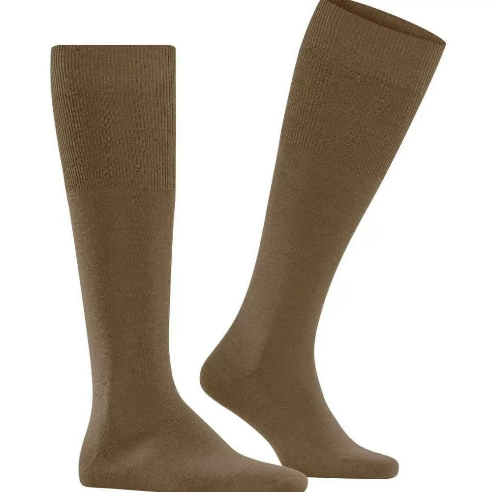 Falke Men's Socks^Brown Airport Knee High Socks