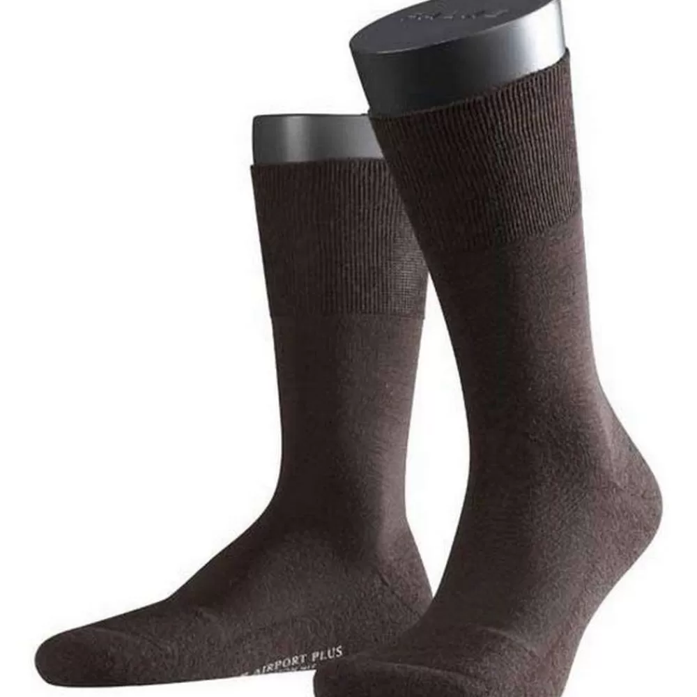 Falke Men's Socks^Brown Airport Plus Socks