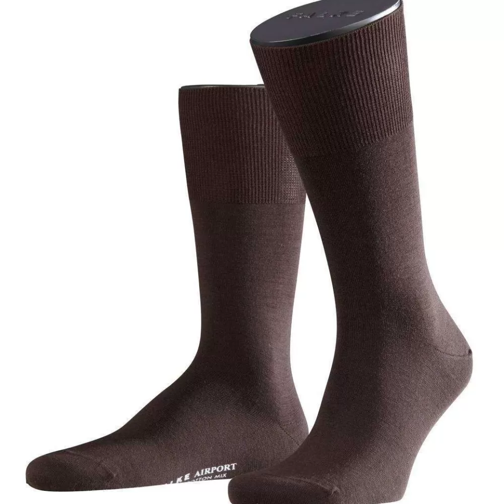 Falke Men's Socks^Brown Airport Socks