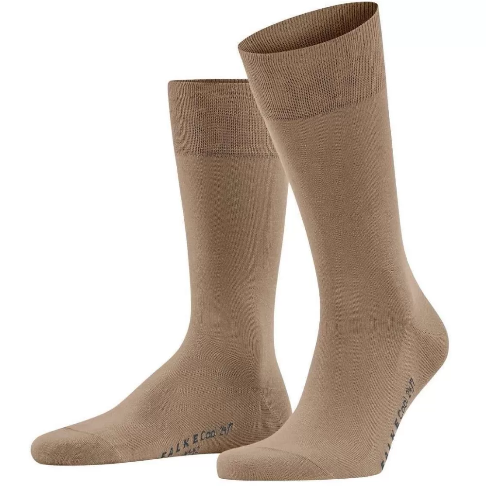 Falke Men's Socks^Brown Cool 24/7 Socks