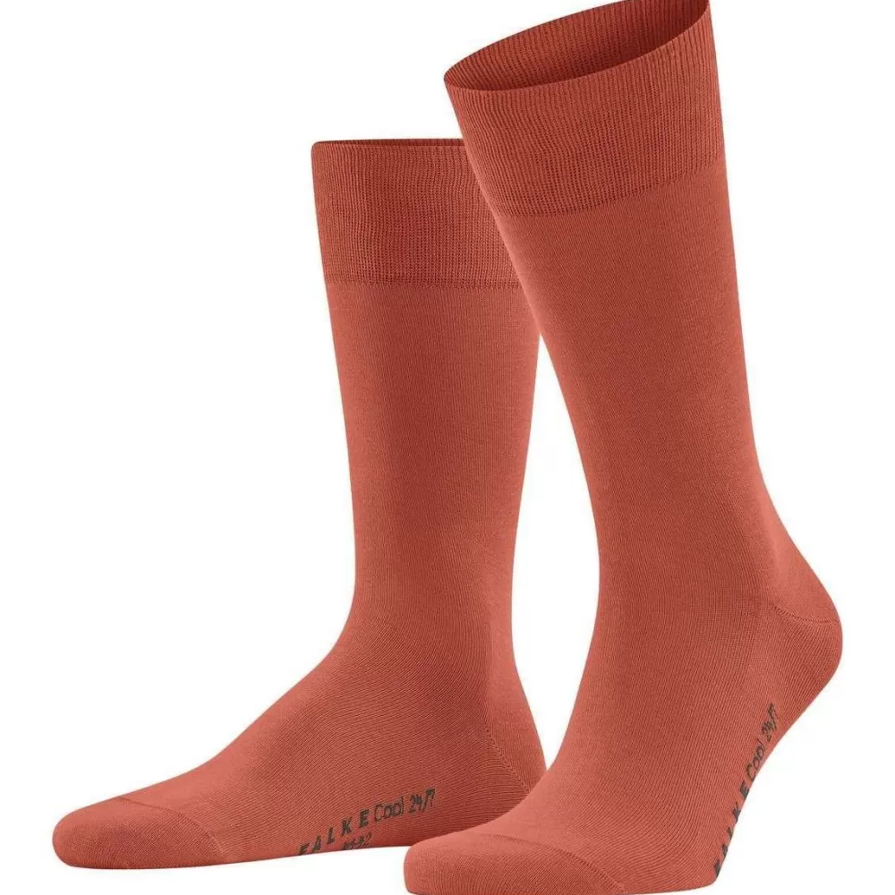 Falke Men's Socks^Brown Cool 24/7 Socks