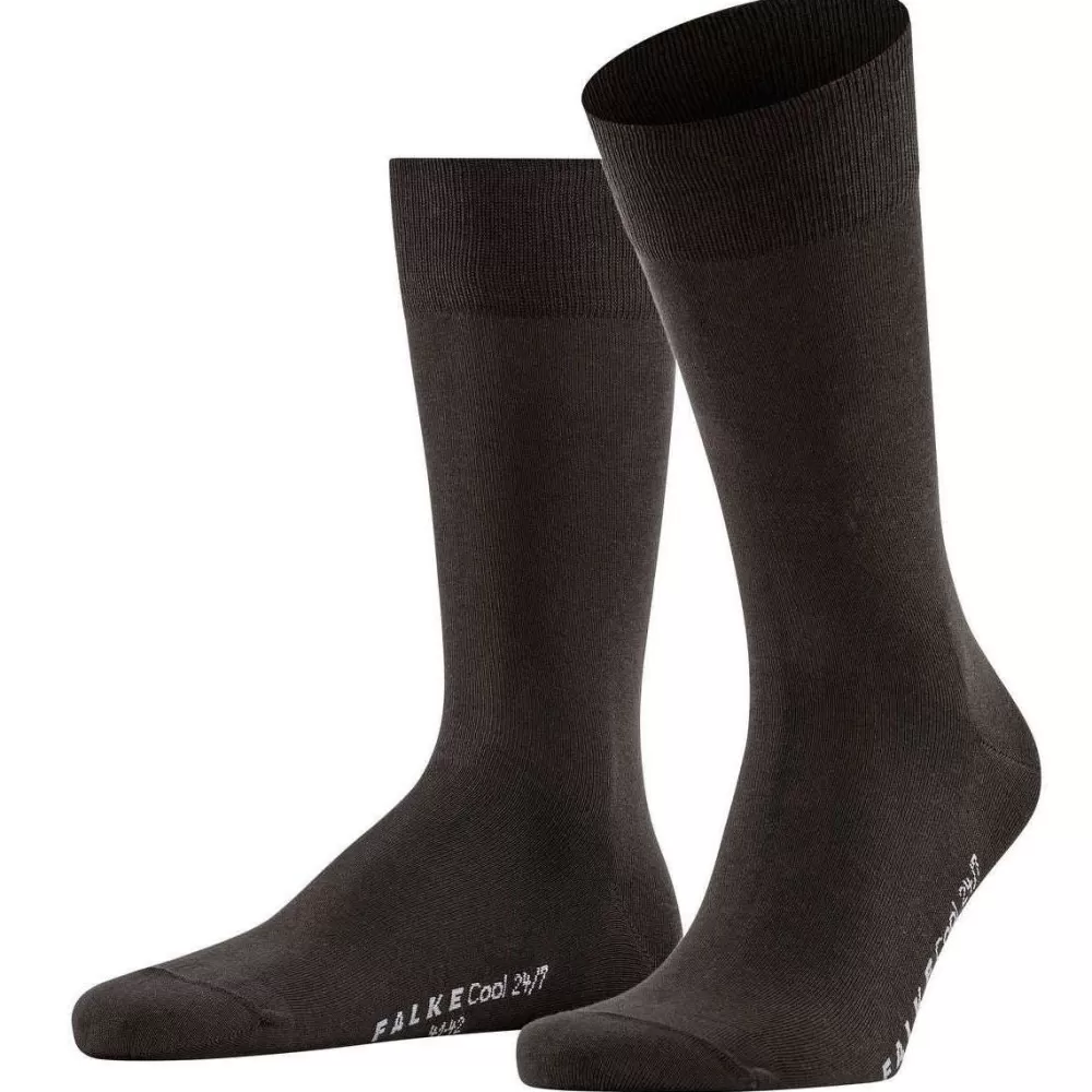 Falke Men's Socks^Brown Cool 24/7 Socks