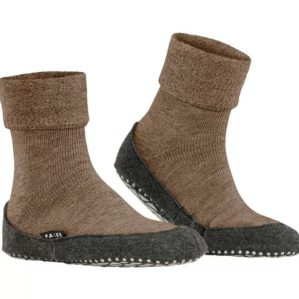 Falke Men's Socks^Brown Cosyshoe Slipper Socks