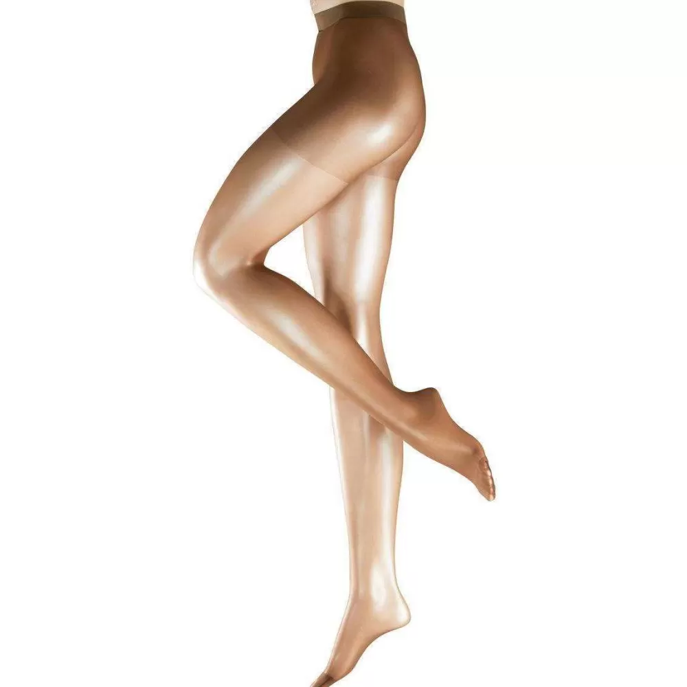 Falke Tights^Brown Deluxe Invisible Matte 8 Denier Tights