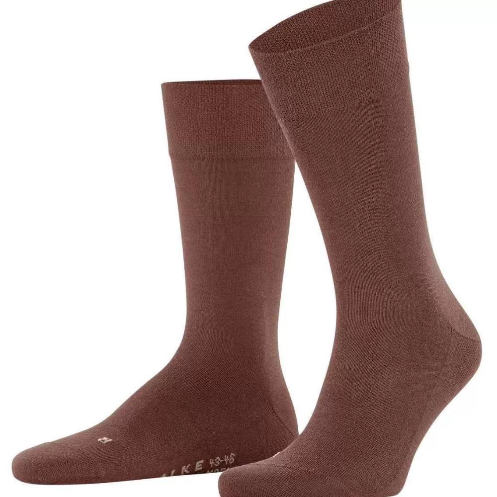 Falke Men's Socks^Brown Sensitive New York Socks