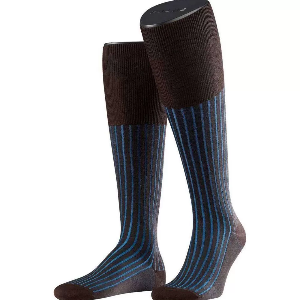 Falke Men's Socks^Brown Shadow Knee High Socks