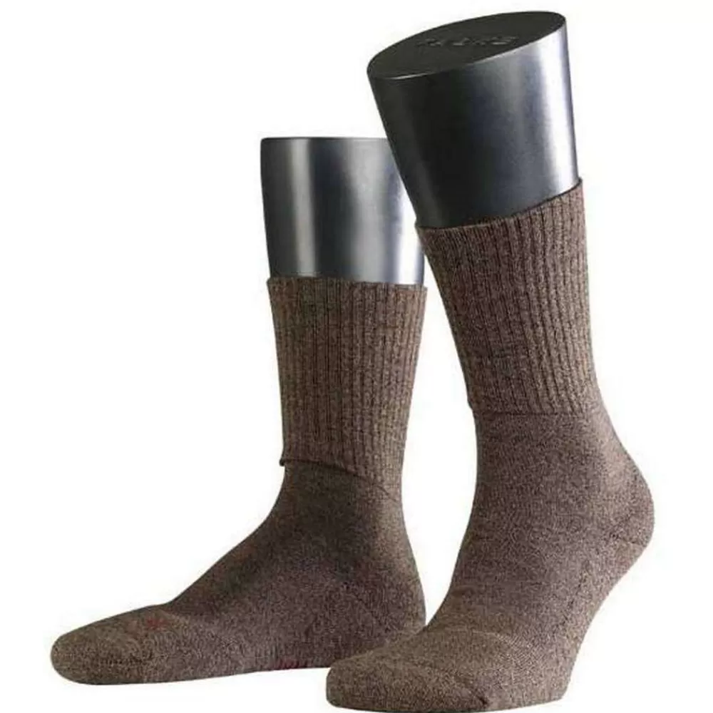Falke Men's Socks^Brown Walkie Light Midcalf Socks