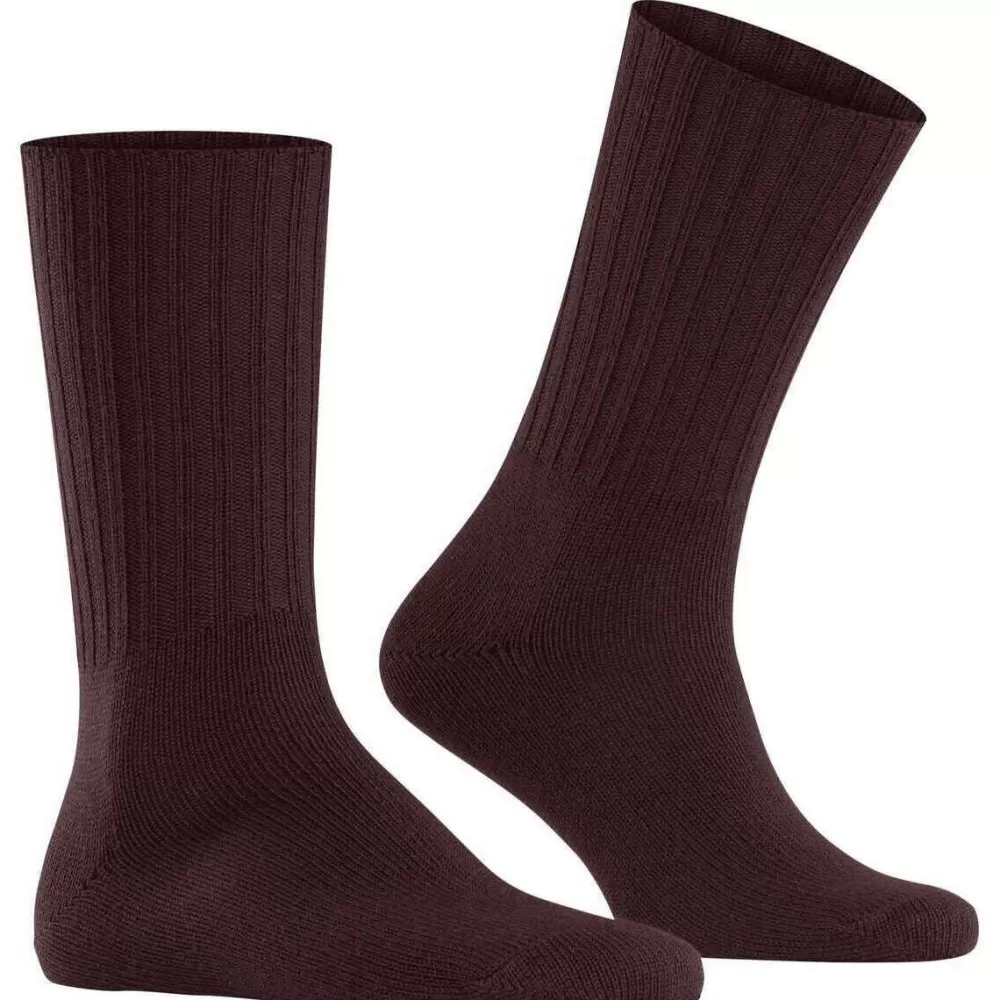 Falke Men's Socks^Burgundy Nelson Socks