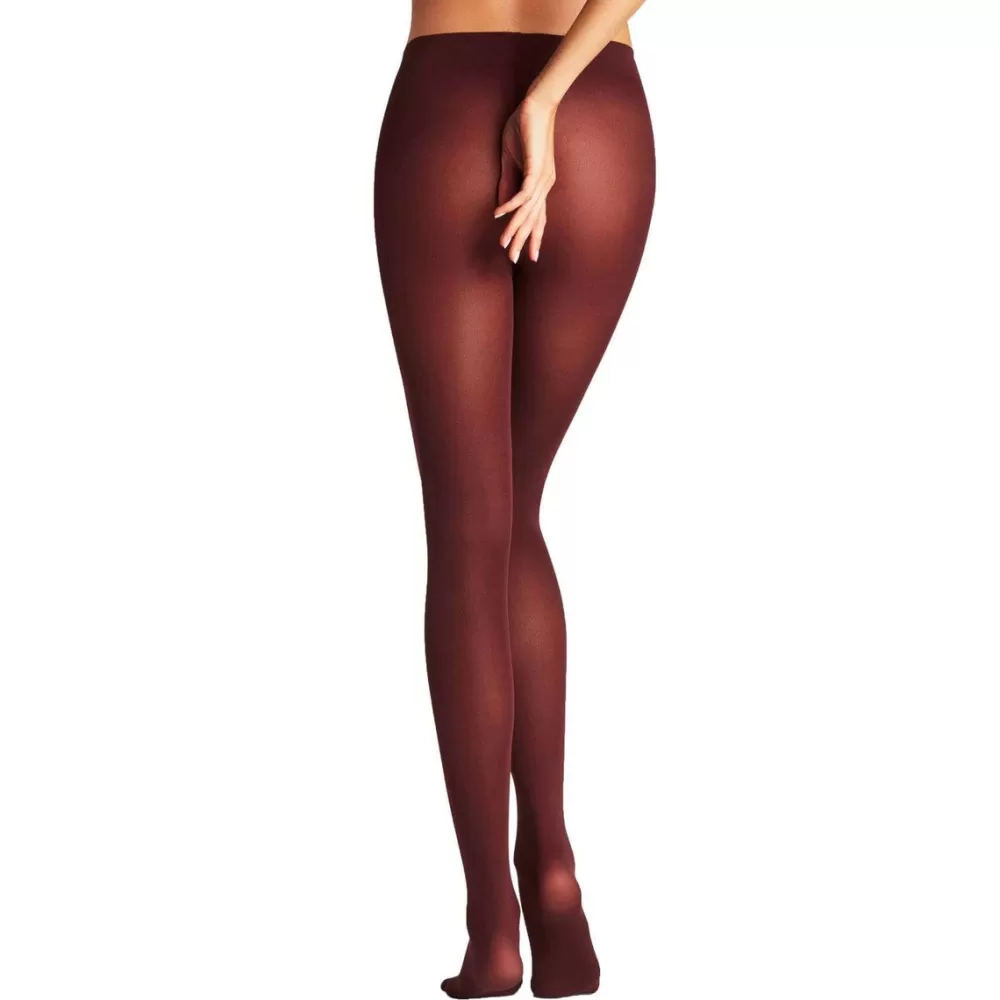 Falke Tights^Burgundy Pure Matt 50 Deiner Tights