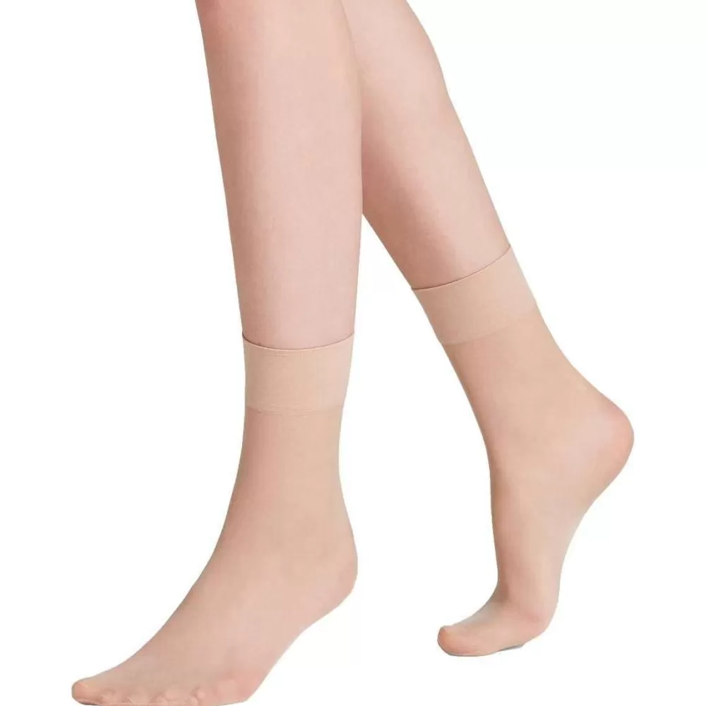 Falke Stockings^Cream Pure Matt 20 Denier Anklets