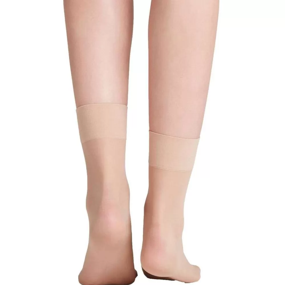 Falke Stockings^Cream Pure Matt 20 Denier Anklets