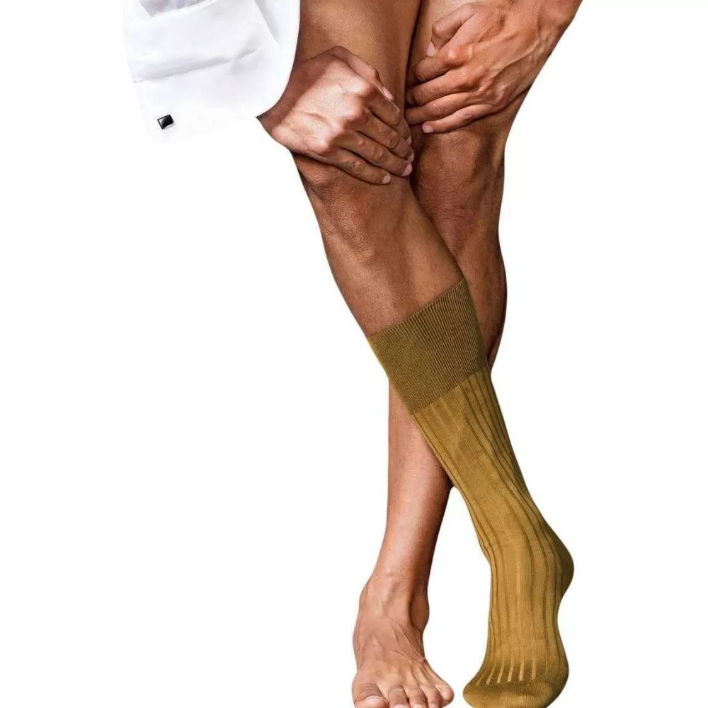 Falke Men's Socks^Gold No13 Finest Piuma Cotton Socks
