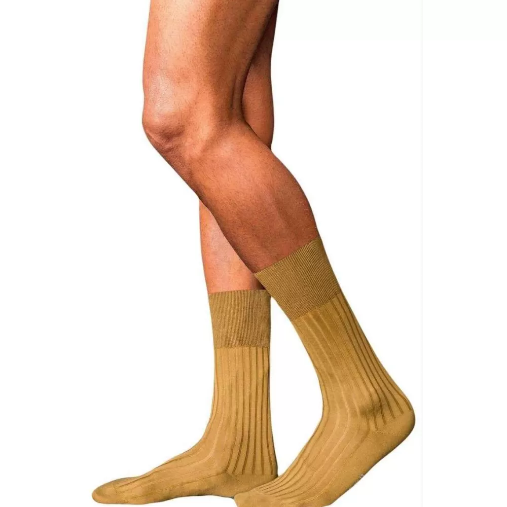 Falke Men's Socks^Gold No13 Finest Piuma Cotton Socks