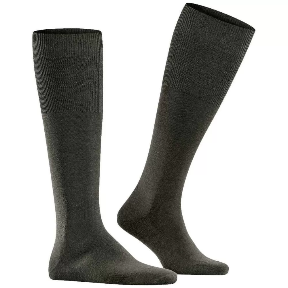 Falke Men's Socks^Green Airport Knee-High Socks