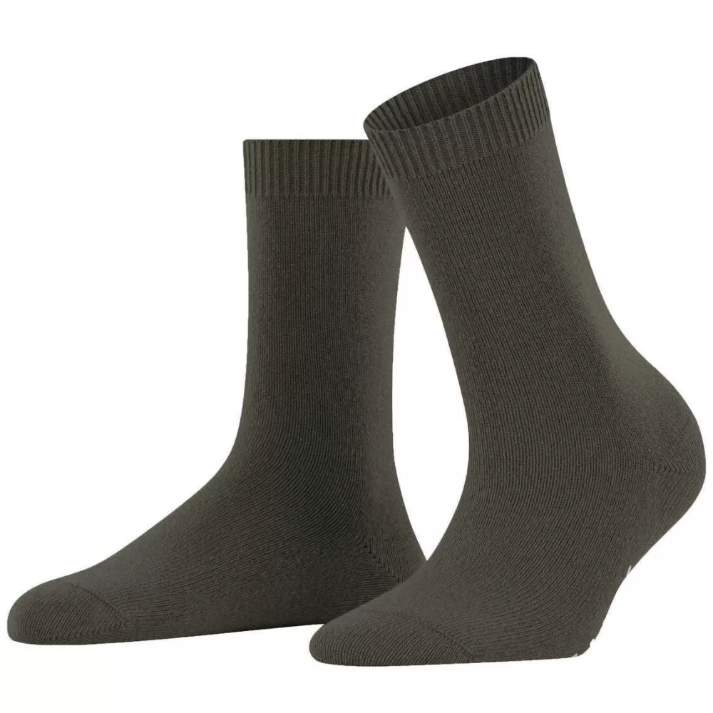 Falke Women's Socks^Green Cosy Wool Socks