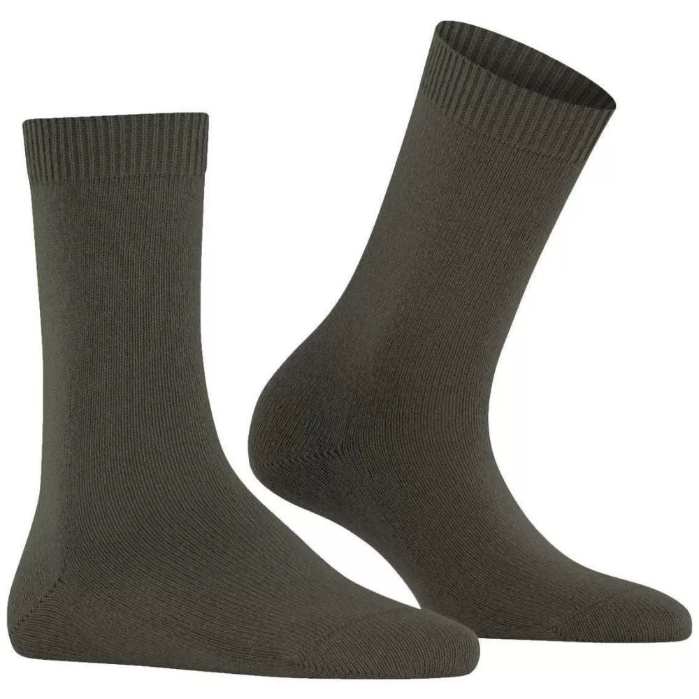 Falke Women's Socks^Green Cosy Wool Socks