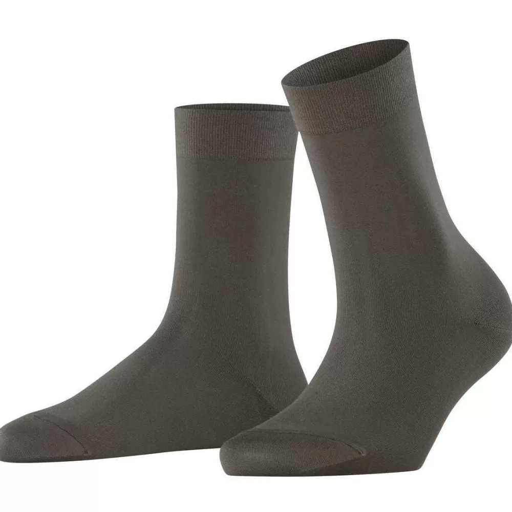 Falke Women's Socks^Green Cotton Touch Socks