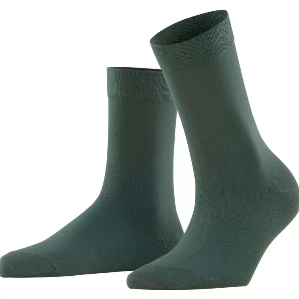 Falke Women's Socks^Green Cotton Touch Socks
