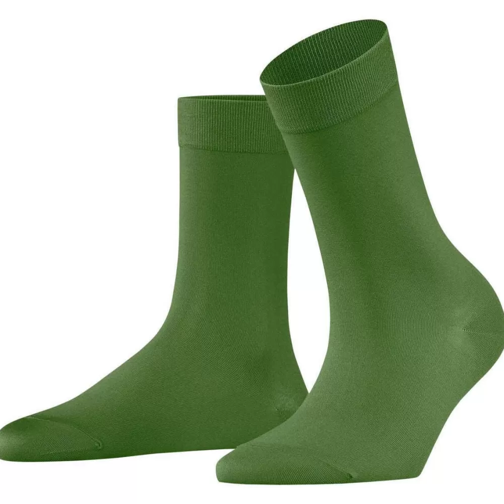 Falke Women's Socks^Green Cotton Touch Socks