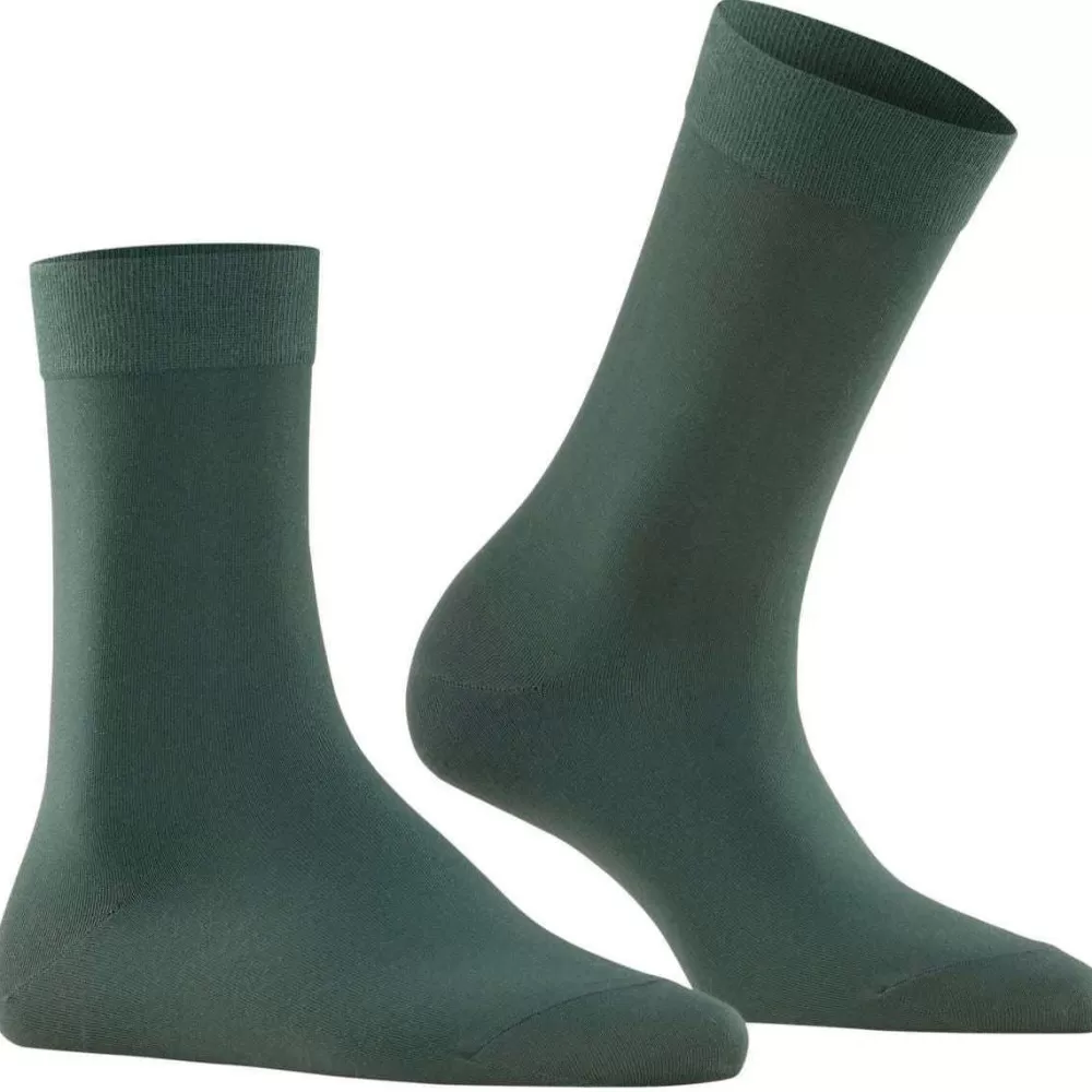 Falke Women's Socks^Green Cotton Touch Socks