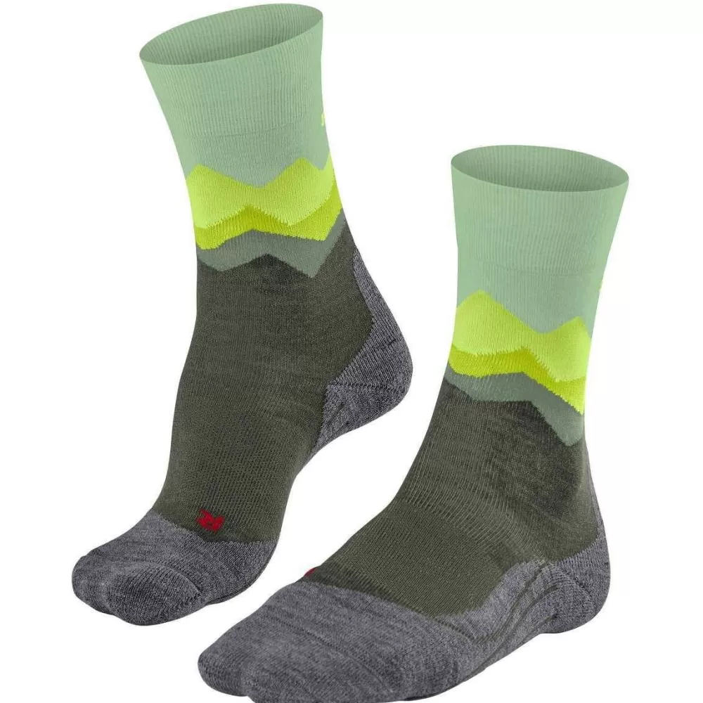 Falke Women's Socks^Green Tk2 Explore Crest Socks