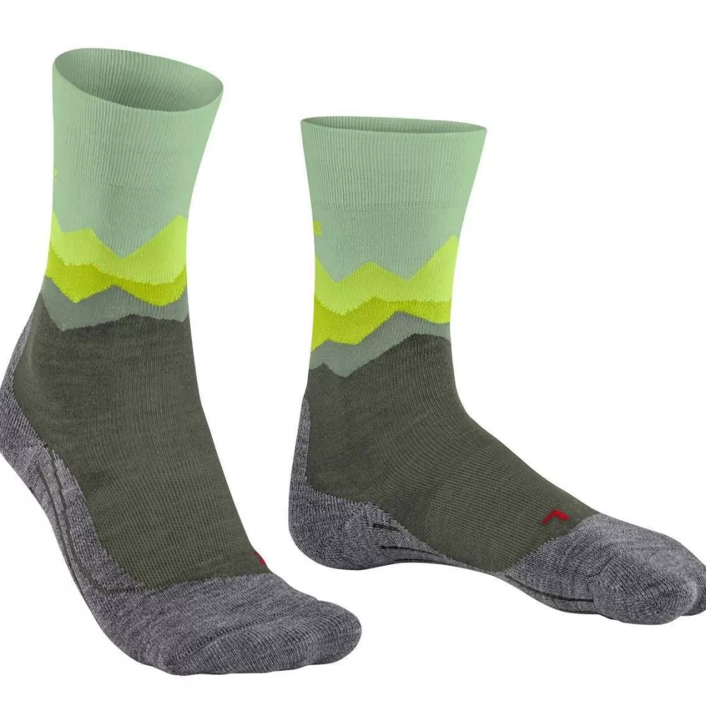 Falke Women's Socks^Green Tk2 Explore Crest Socks