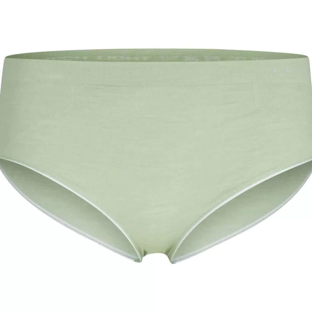 Falke Women's Underwear^Green Wool Tech Light Panties
