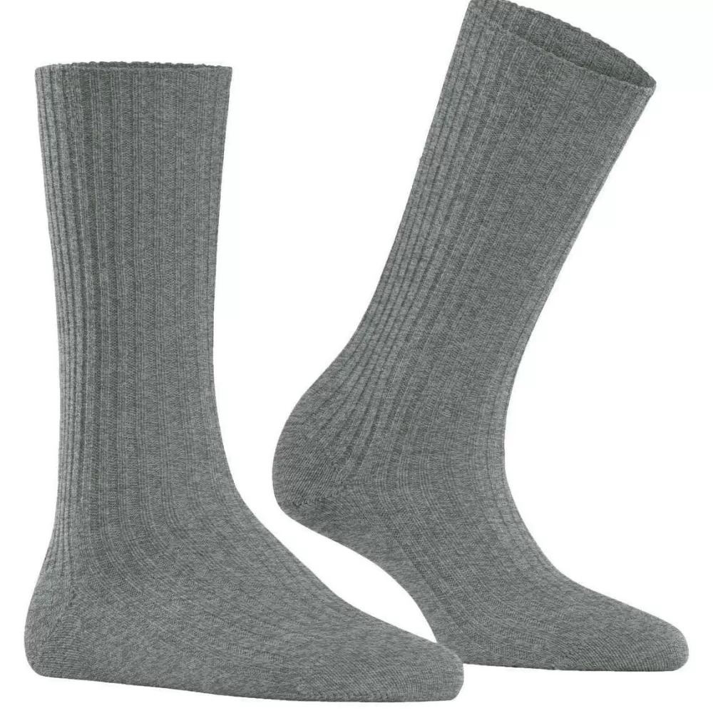 Falke Women's Socks^Grey Cosy Wool Boot Socks