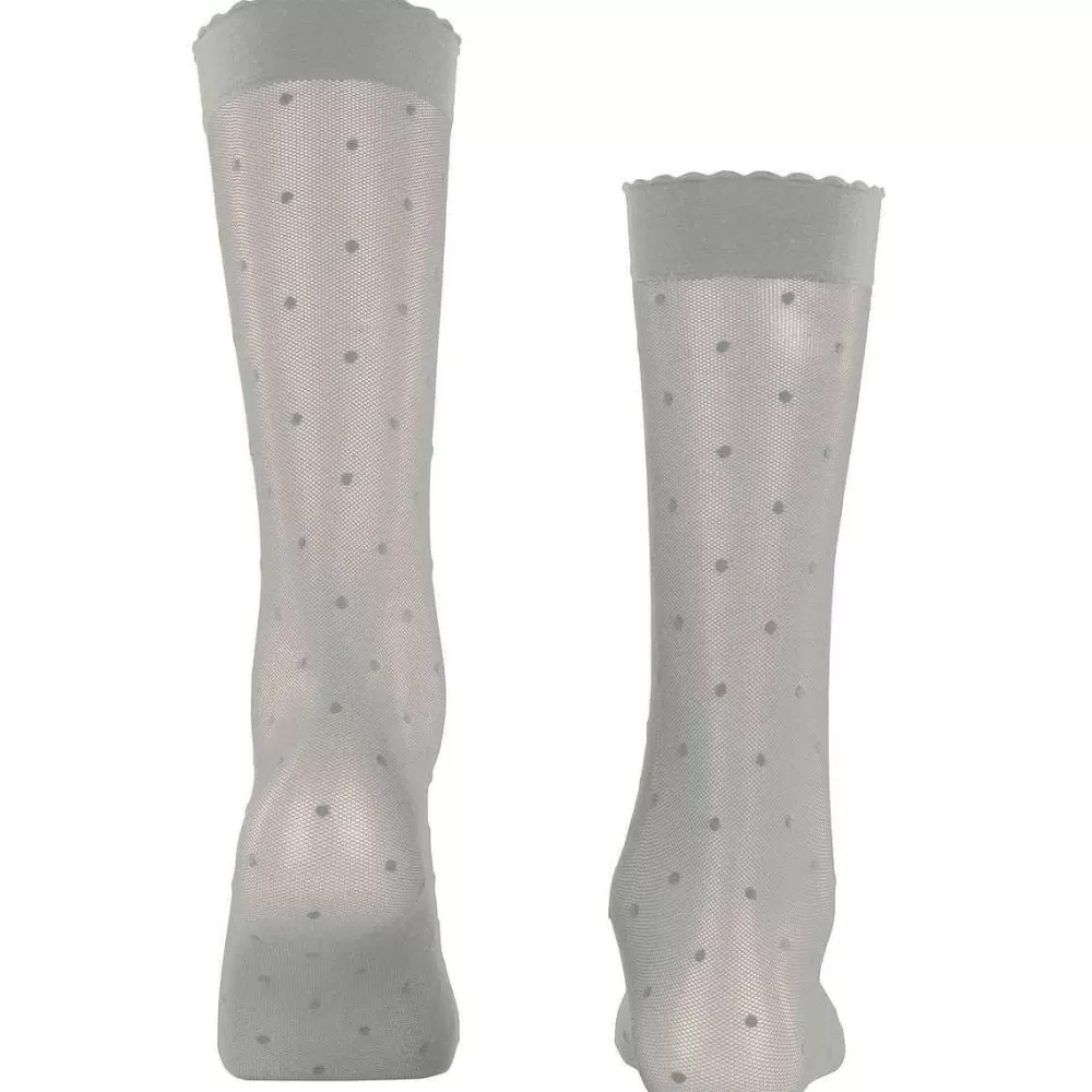 Falke Women's Socks^Grey Dot 15 Denier Knee High Socks