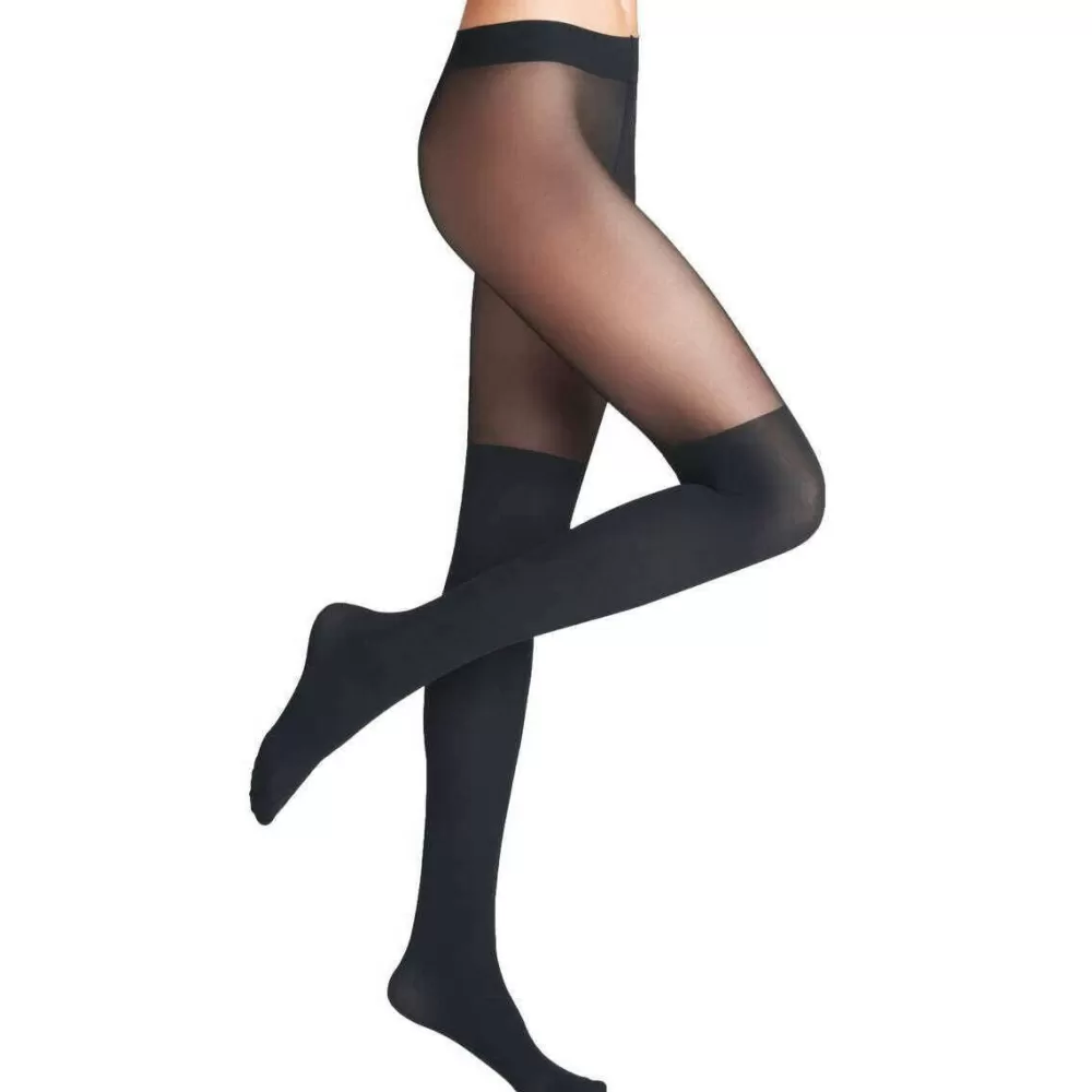 Falke Tights^Grey Overknee 25 Denier Tights