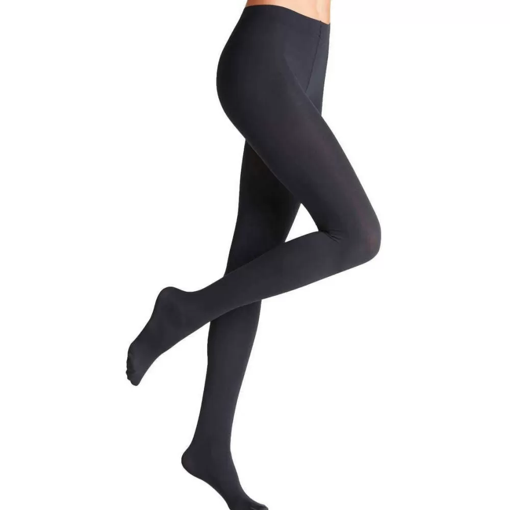 Falke Tights^Grey Pure Matt 100 Denier Tights