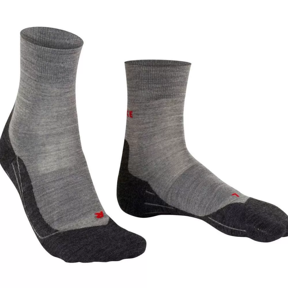 Falke Women's Socks^Grey Ru4 Endurance Wool Socks