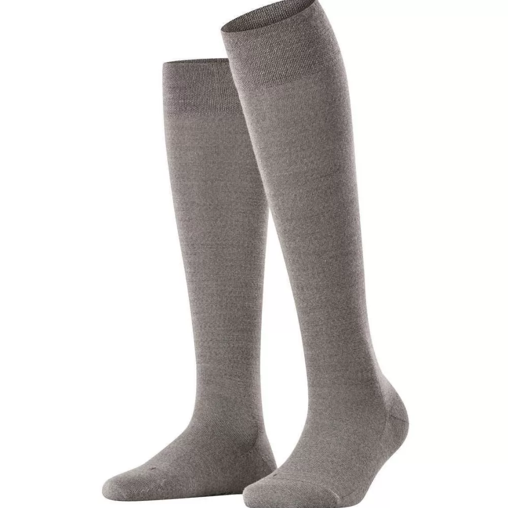 Falke Women's Socks^Grey Sensitive Berlin Knee High Socks