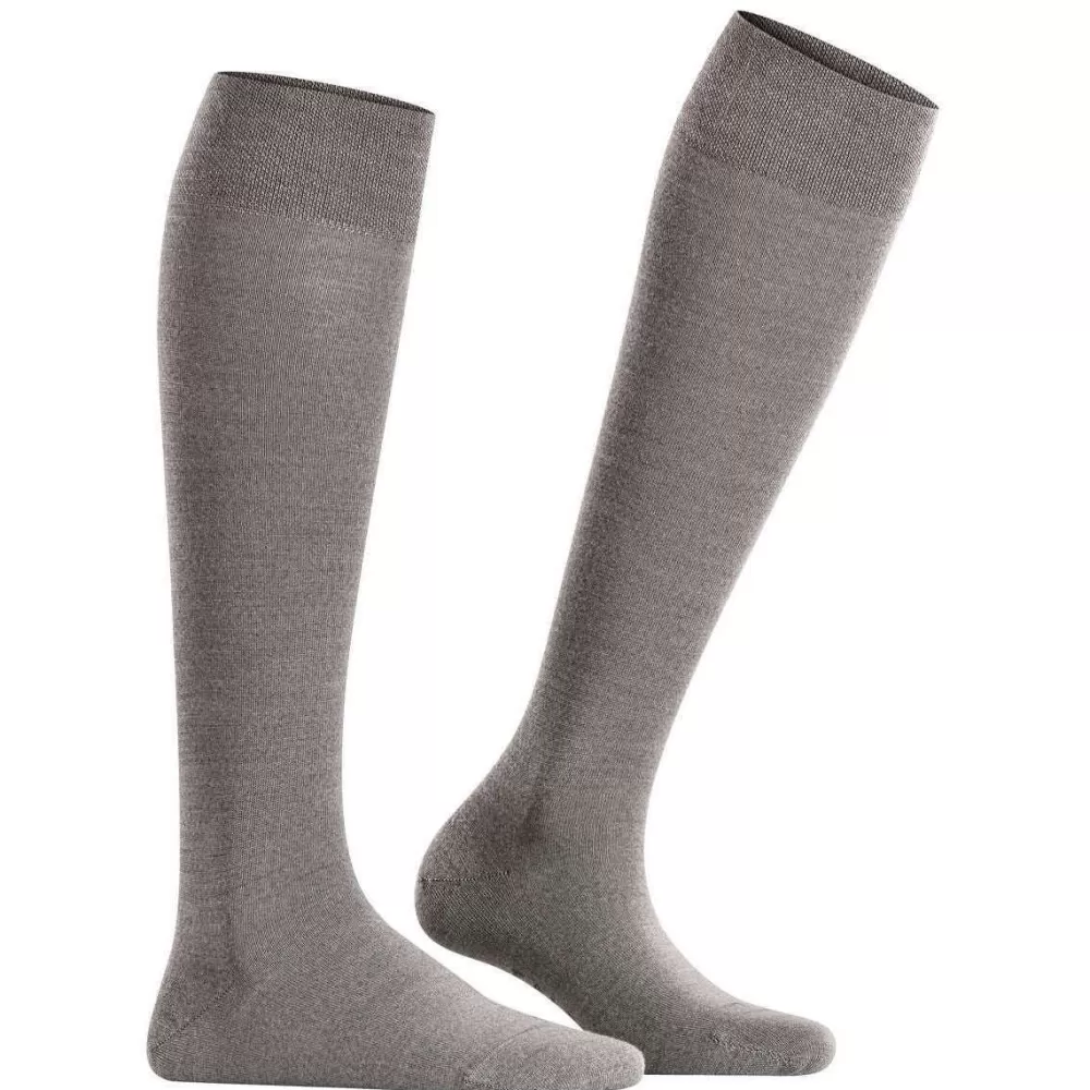 Falke Women's Socks^Grey Sensitive Berlin Knee High Socks